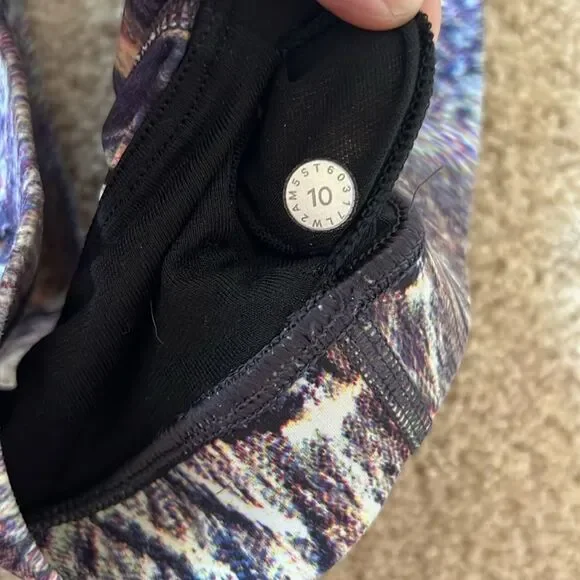 Lululemon Energy Sports Bra Nulux In Polychromatic. Size 10. - Picture 5 of 7